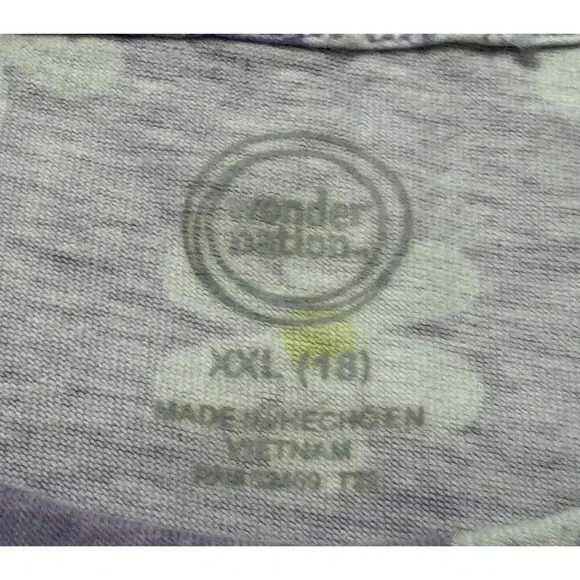 Wonder Nation Girls Purple Daisy Print Dress w/ Pockets Size XL 18 - Picture 3 of 7